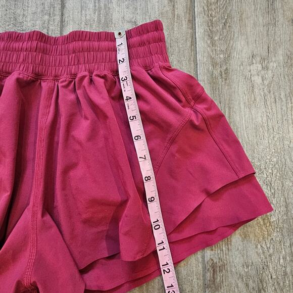 Lululemon Shake It Out Shorts Womens XS Pink Lightweight Run Athleisure - Picture 3 of 8